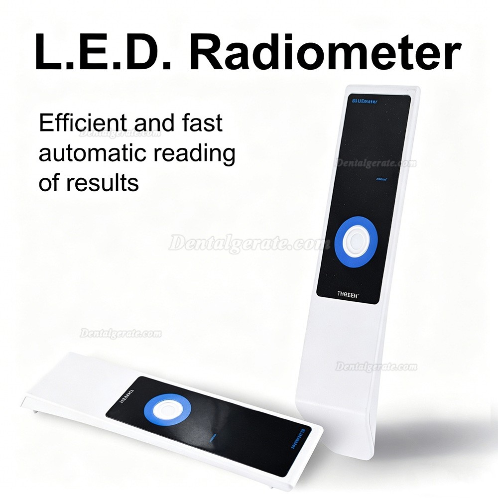 THREEH BLUEmeter Dental Polymerisationslichtmessger&auml;t Led Radiometer 50-3600 mW/cm&sup2;